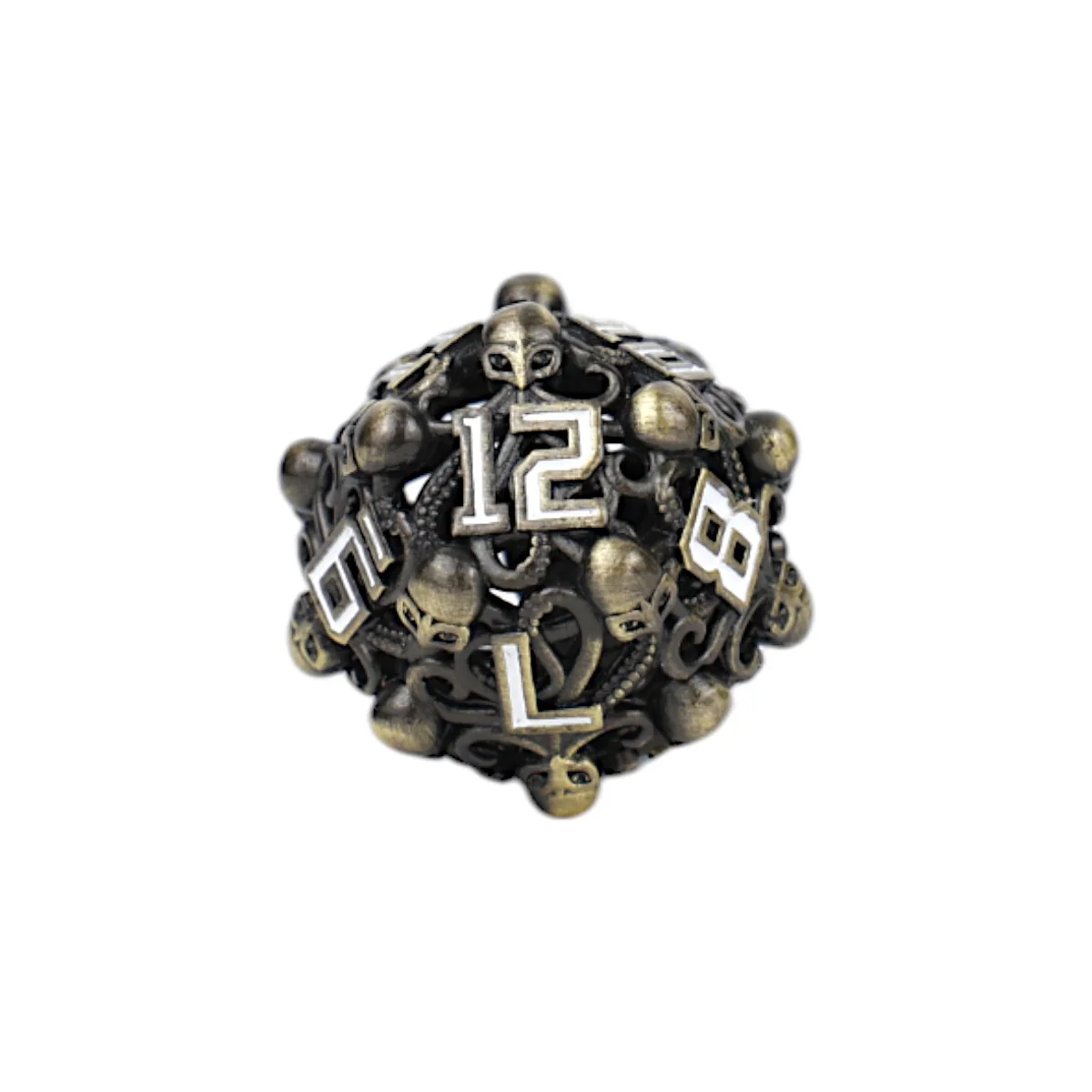 LPG Dice Tentacular Dice Set Tarnished Gold - Image 3