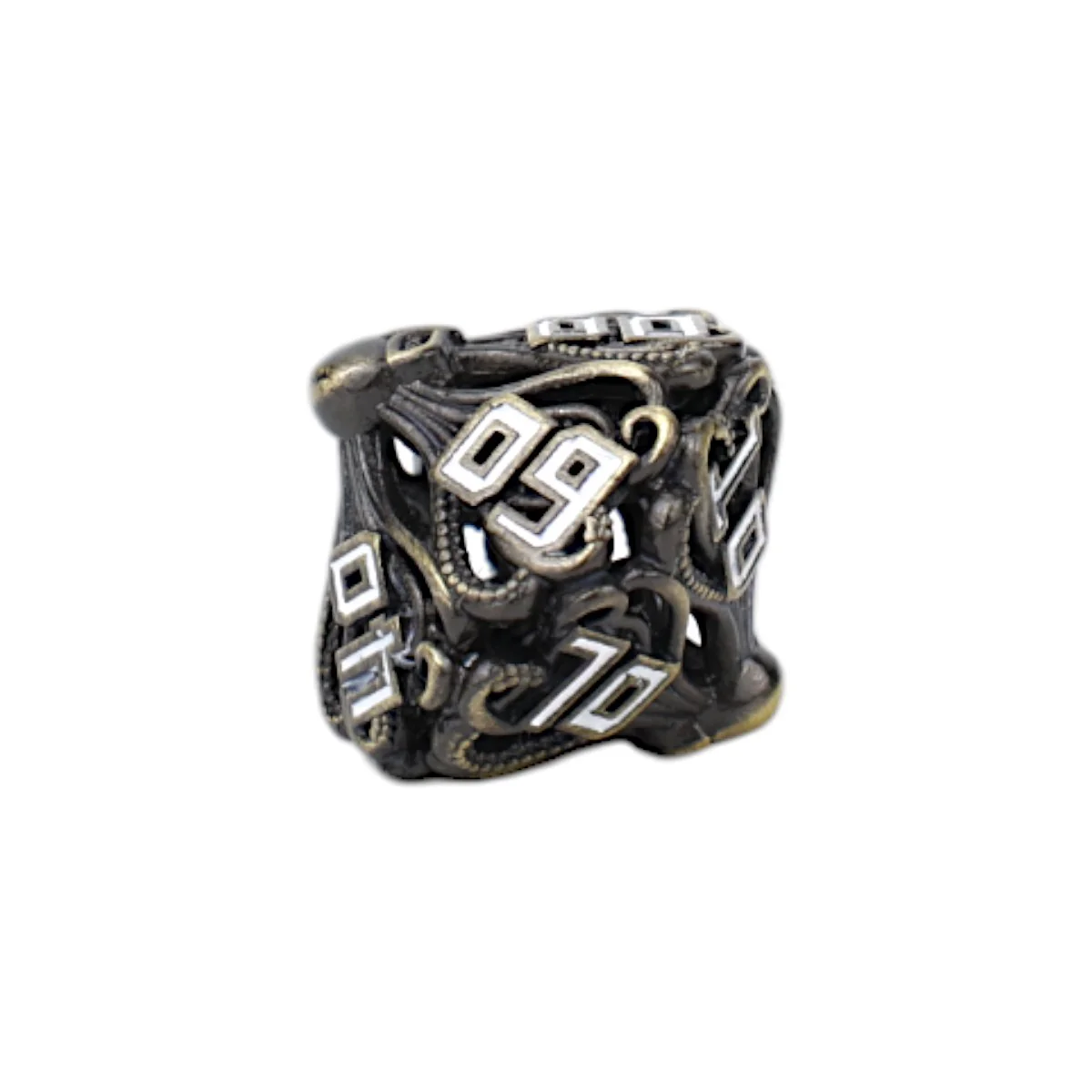LPG Dice Tentacular Dice Set Tarnished Gold - Image 4