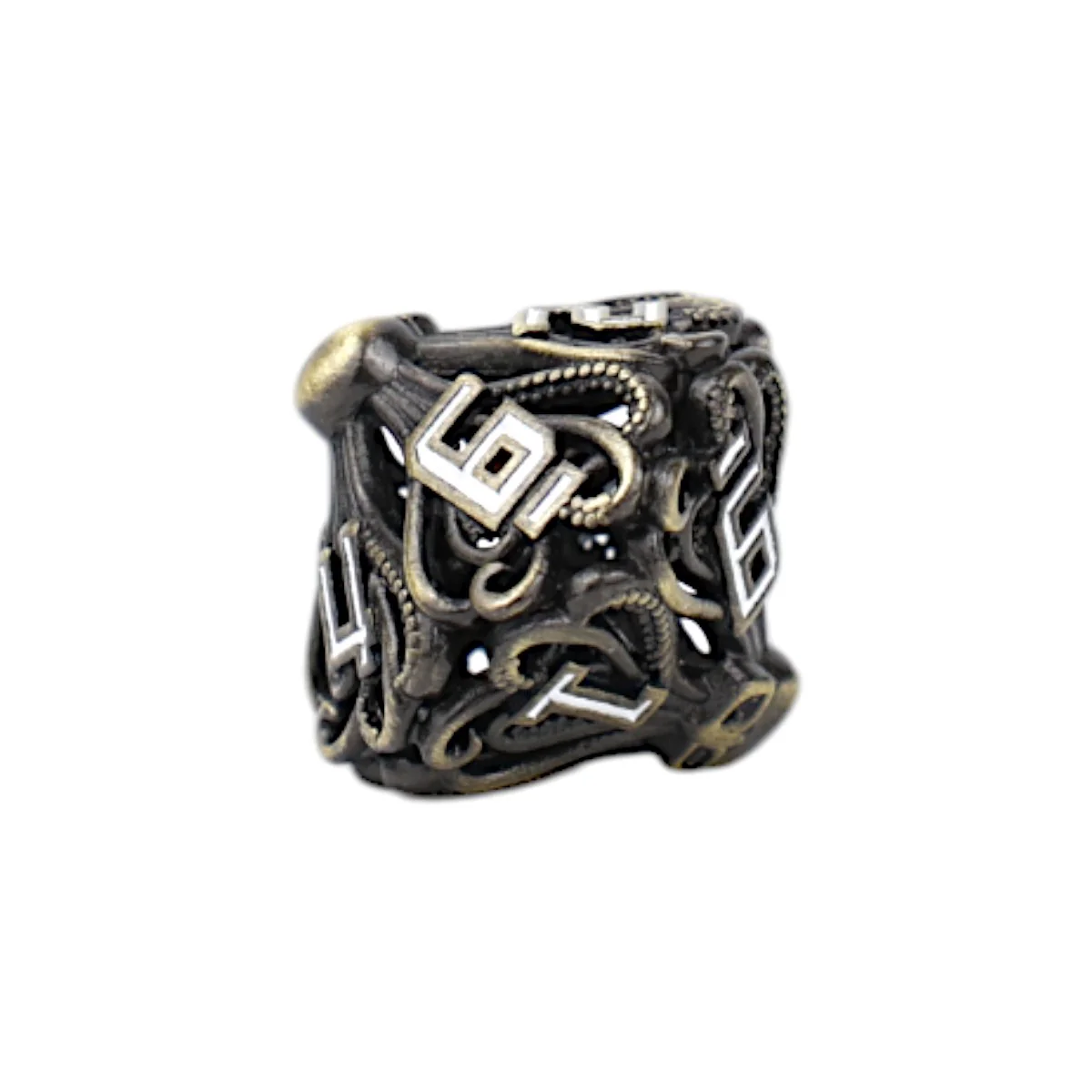 LPG Dice Tentacular Dice Set Tarnished Gold - Image 5