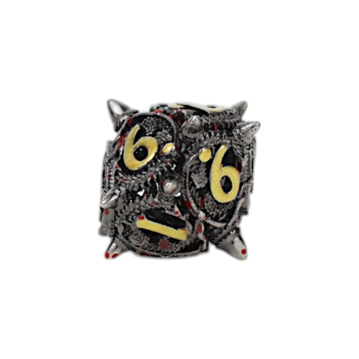 LPG Dice Xeno Hollow Dice Set Bloodied Metal - Image 5