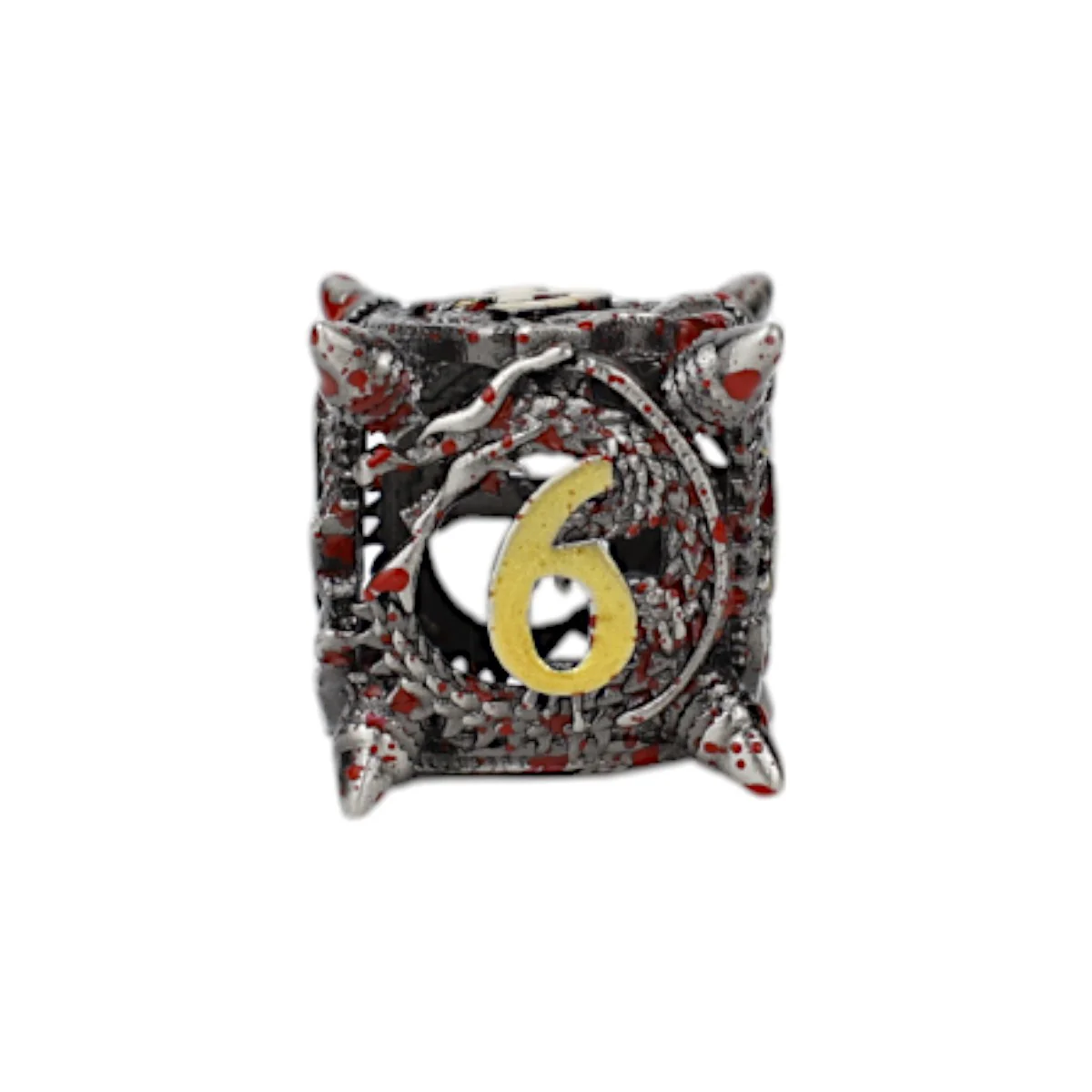 LPG Dice Xeno Hollow Dice Set Bloodied Metal - Image 7