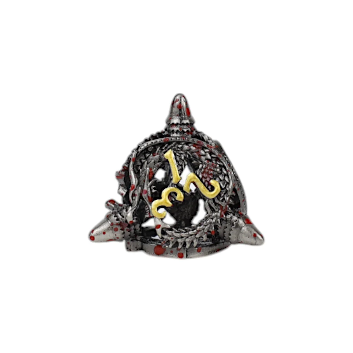 LPG Dice Xeno Hollow Dice Set Bloodied Metal - Image 8