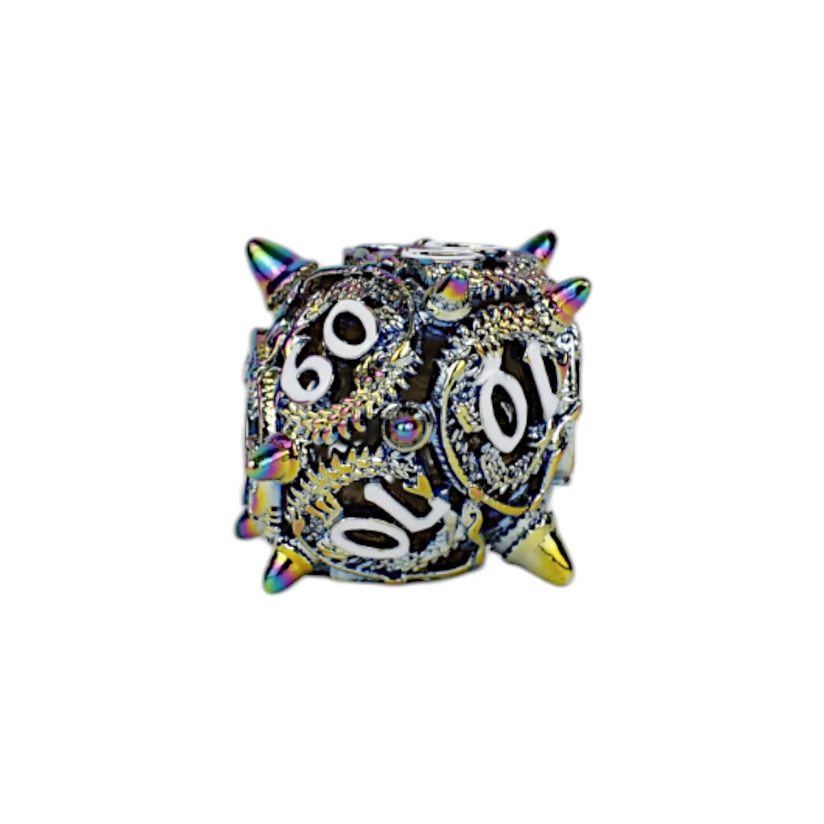 LPG Dice Xeno Hollow Dice Set Oilslick - Image 4