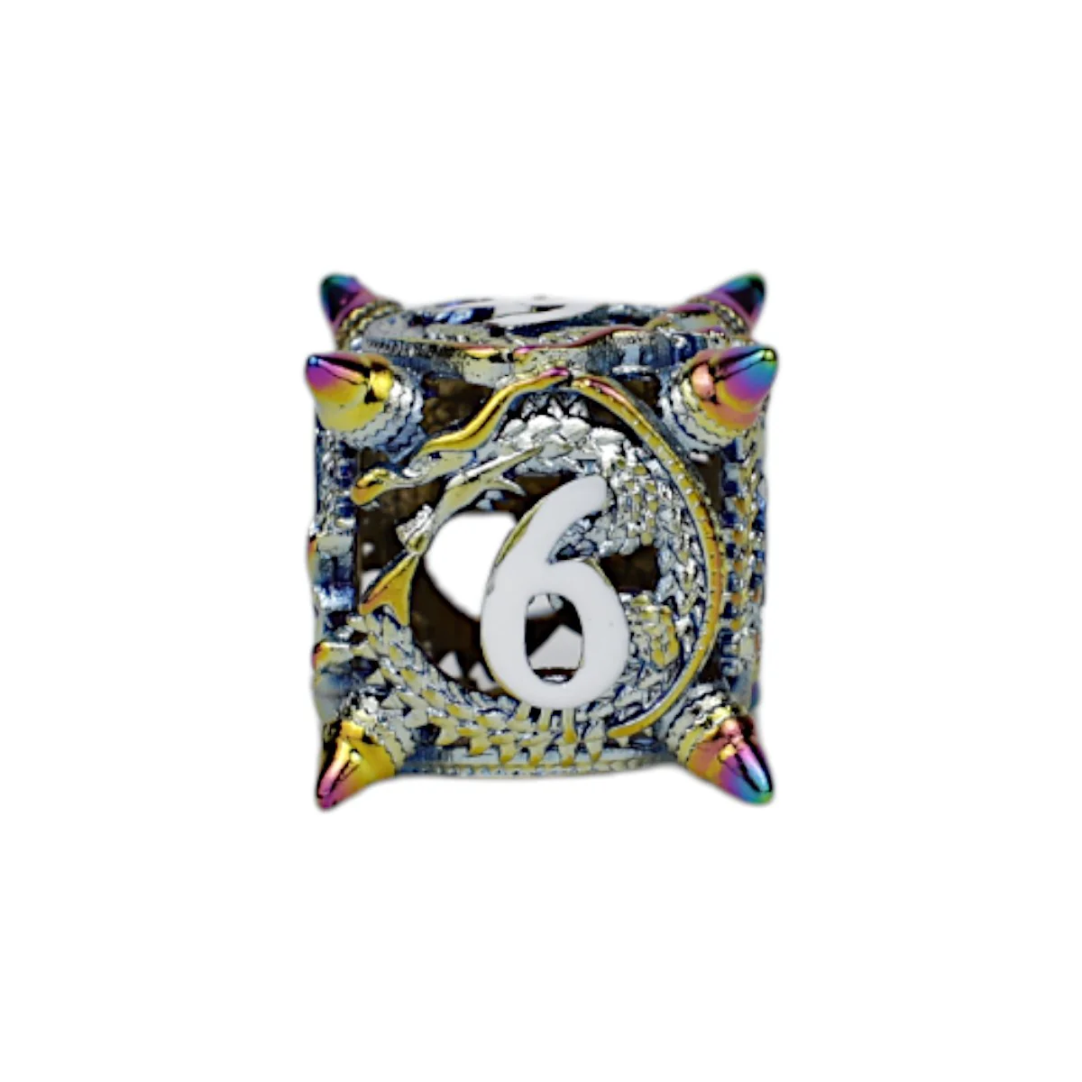 LPG Dice Xeno Hollow Dice Set Oilslick - Image 7