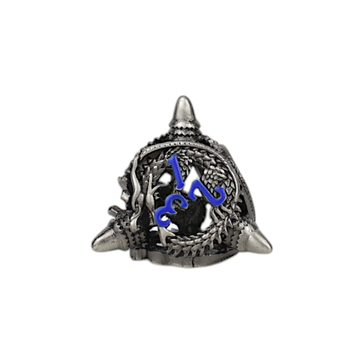 LPG Dice Xeno Hollow Dice Set Steel/Blue - Image 8