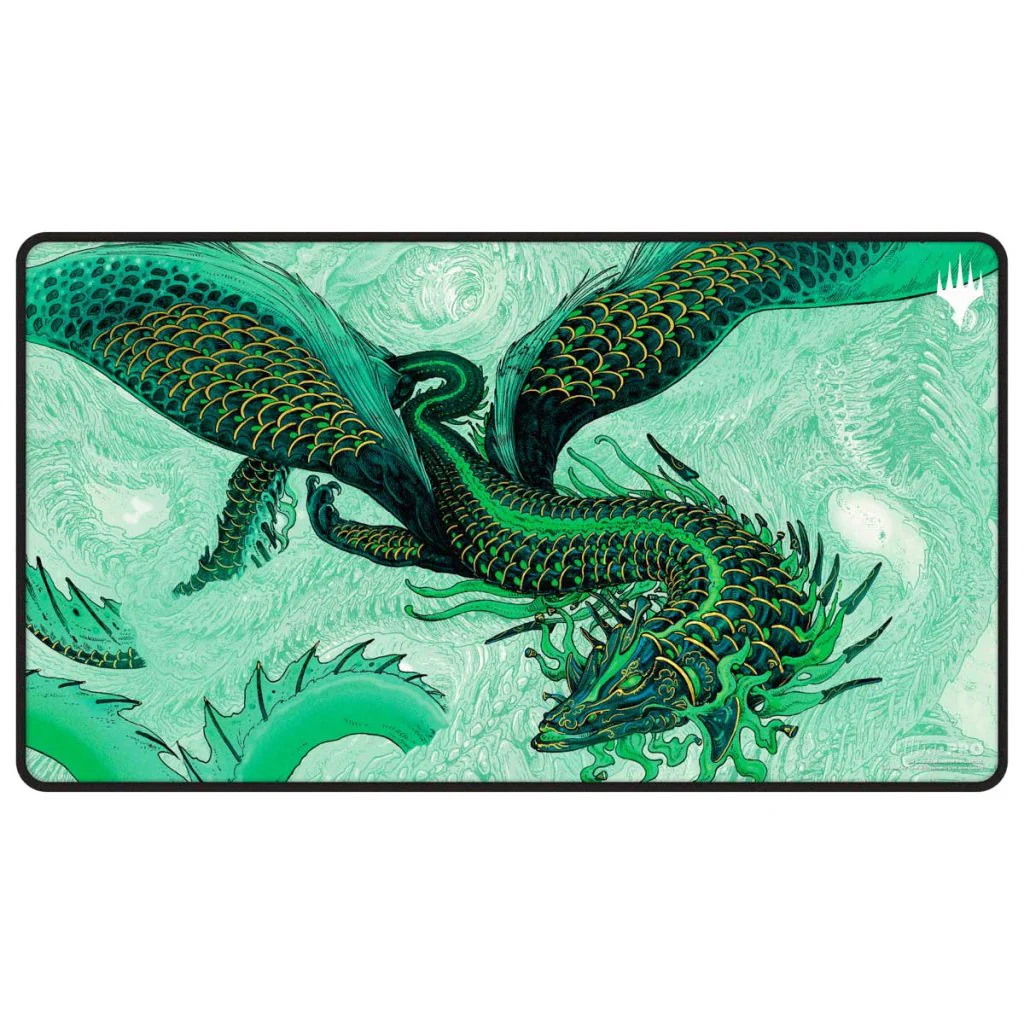Magic: The Gathering – PLAYMAT- Tarkir Dragonstorm Black Stitched Playmat Sultai