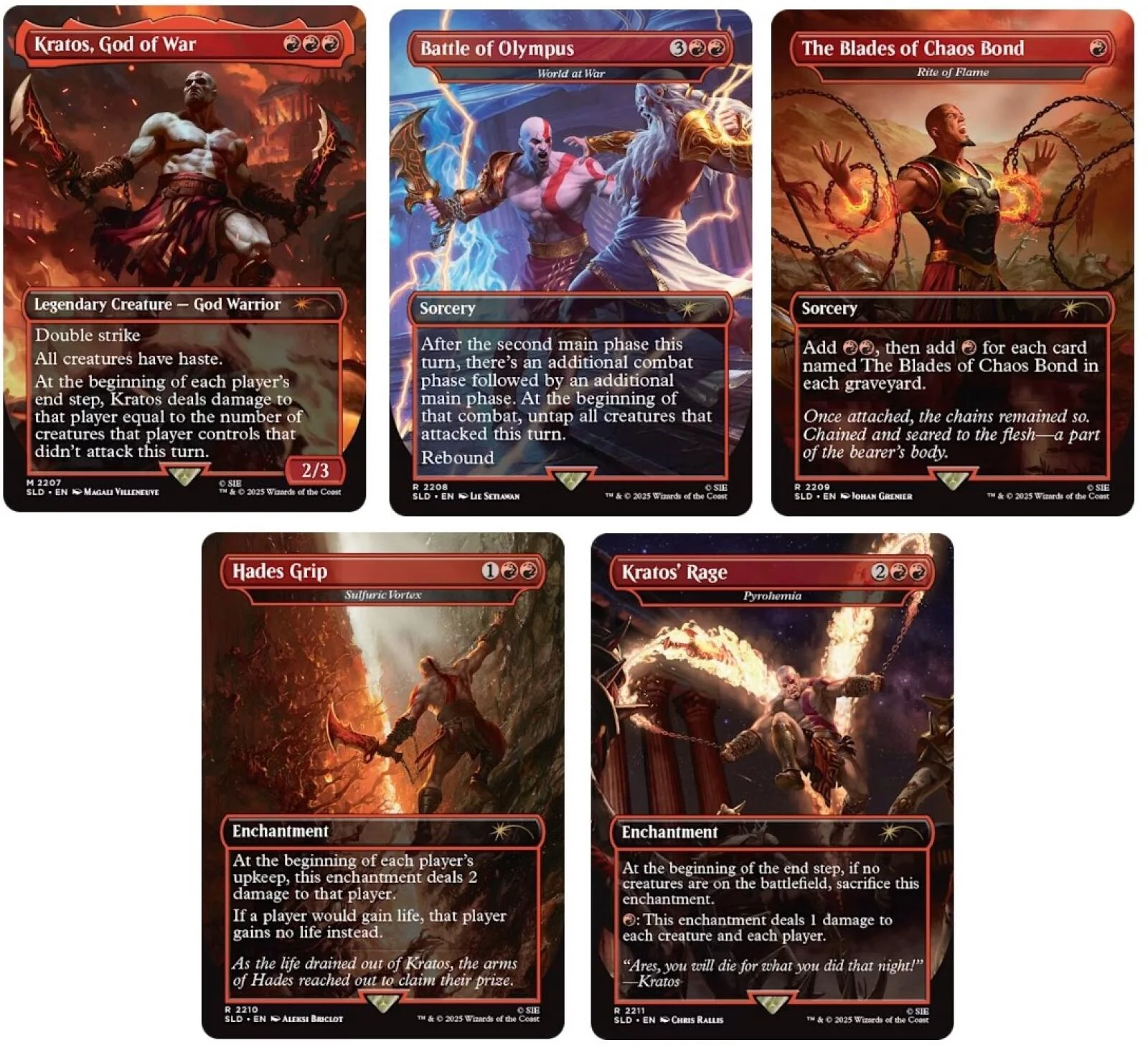 Magic the Gathering Secret Lair Playstation God of War Greek (Non-Foil)