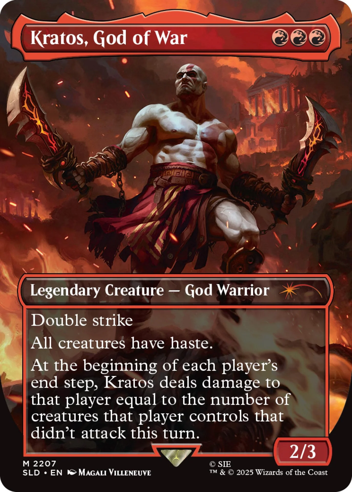 Magic the Gathering Secret Lair Playstation God of War Greek (Non-Foil) - Image 2