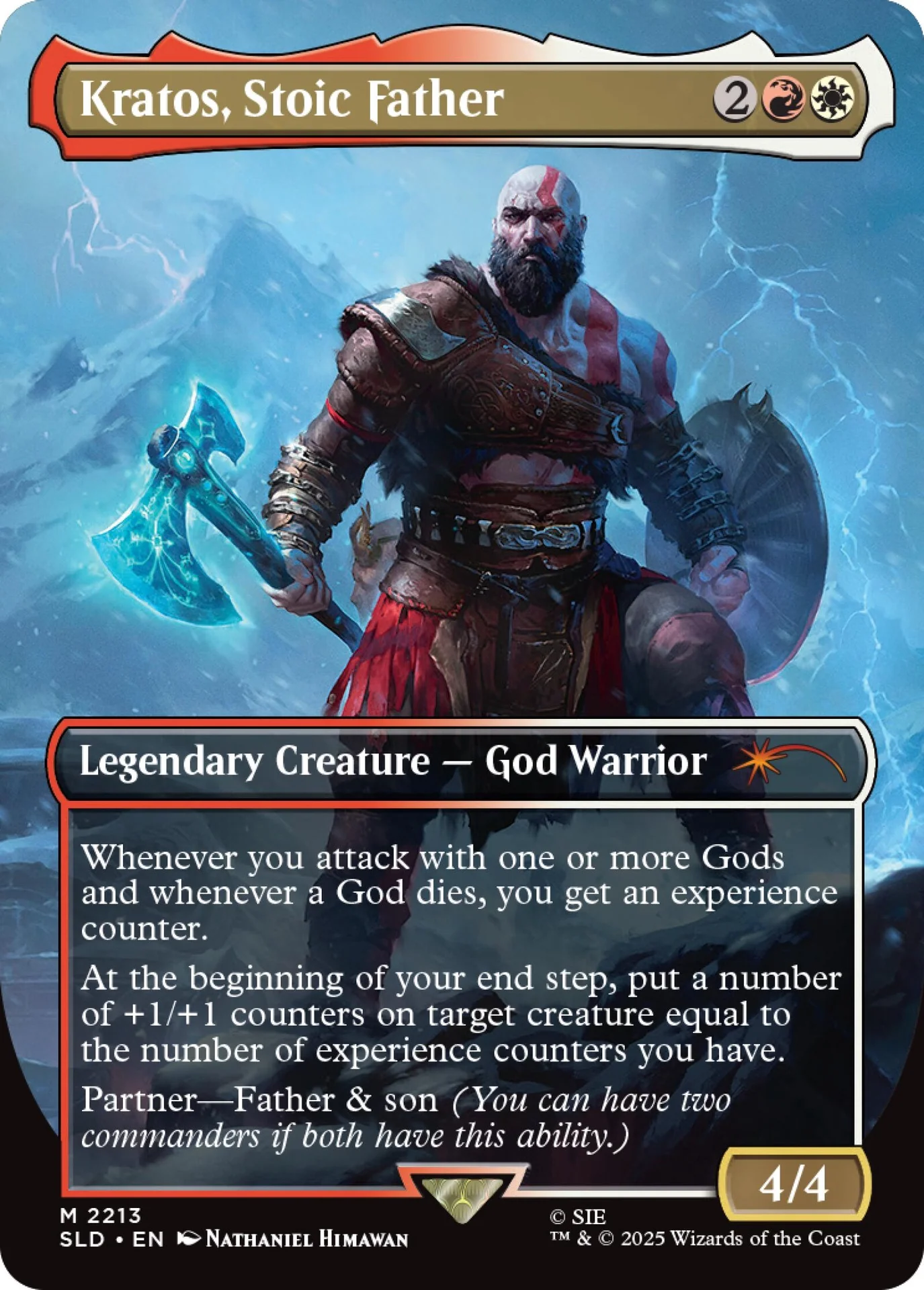 Magic the Gathering Secret Lair Playstation God of War Norse (Non-Foil) - Image 2