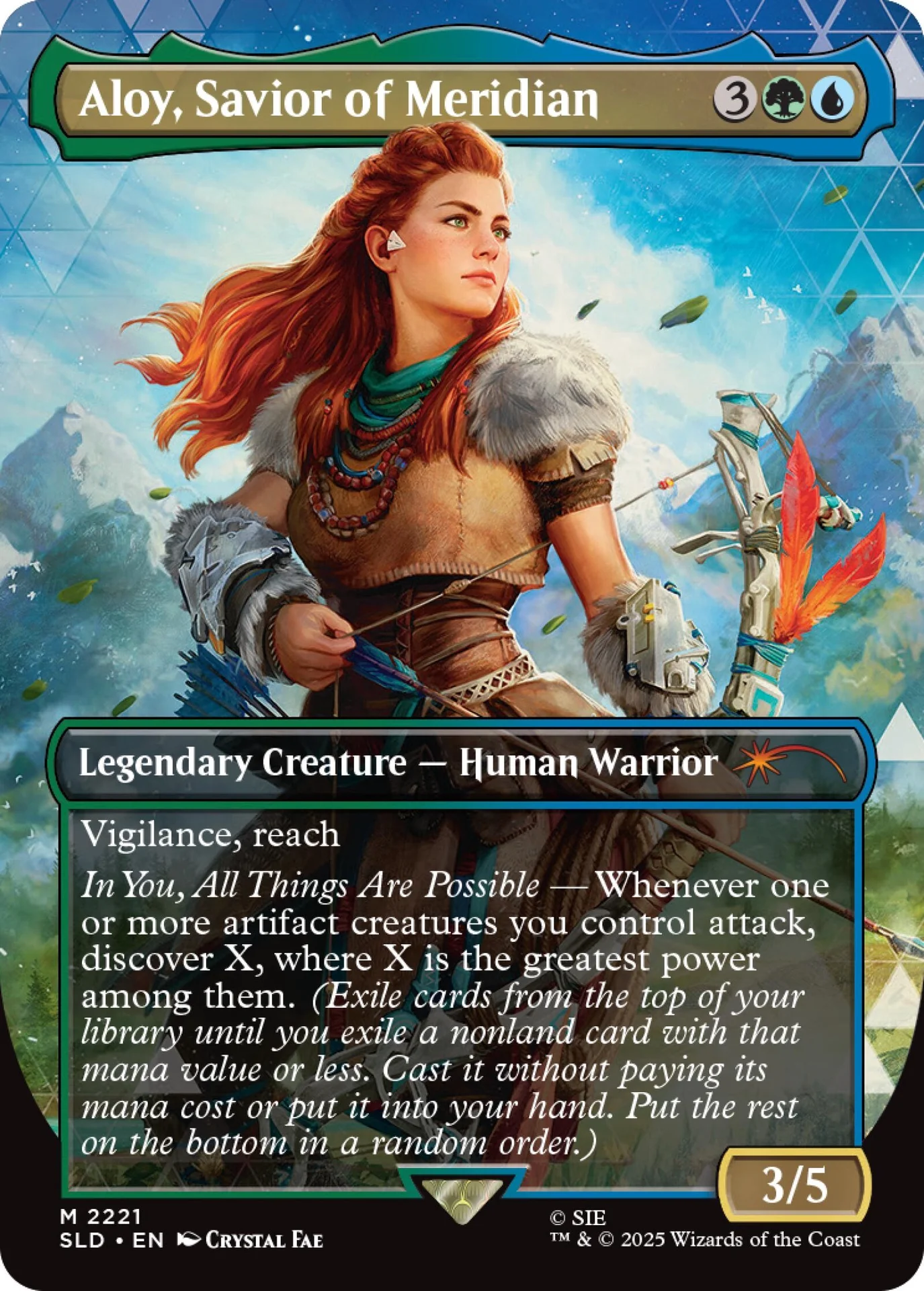 Magic the Gathering Secret Lair Playstation Horizon Into the Forbidden West (Non-Foil) - Image 2