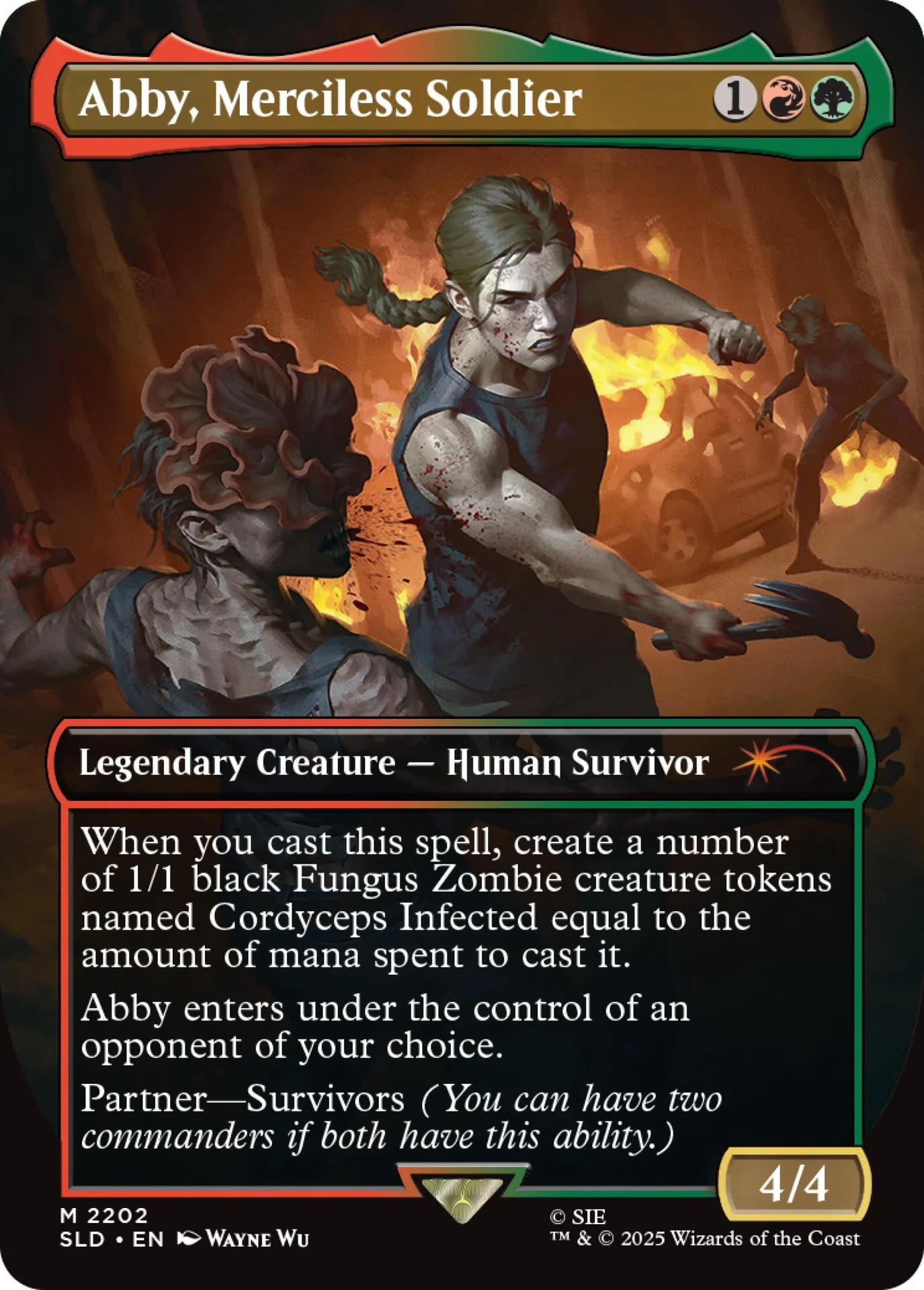 Magic the Gathering Secret Lair Playstation The Last of Us Part II  (Non-Foil) - Image 2