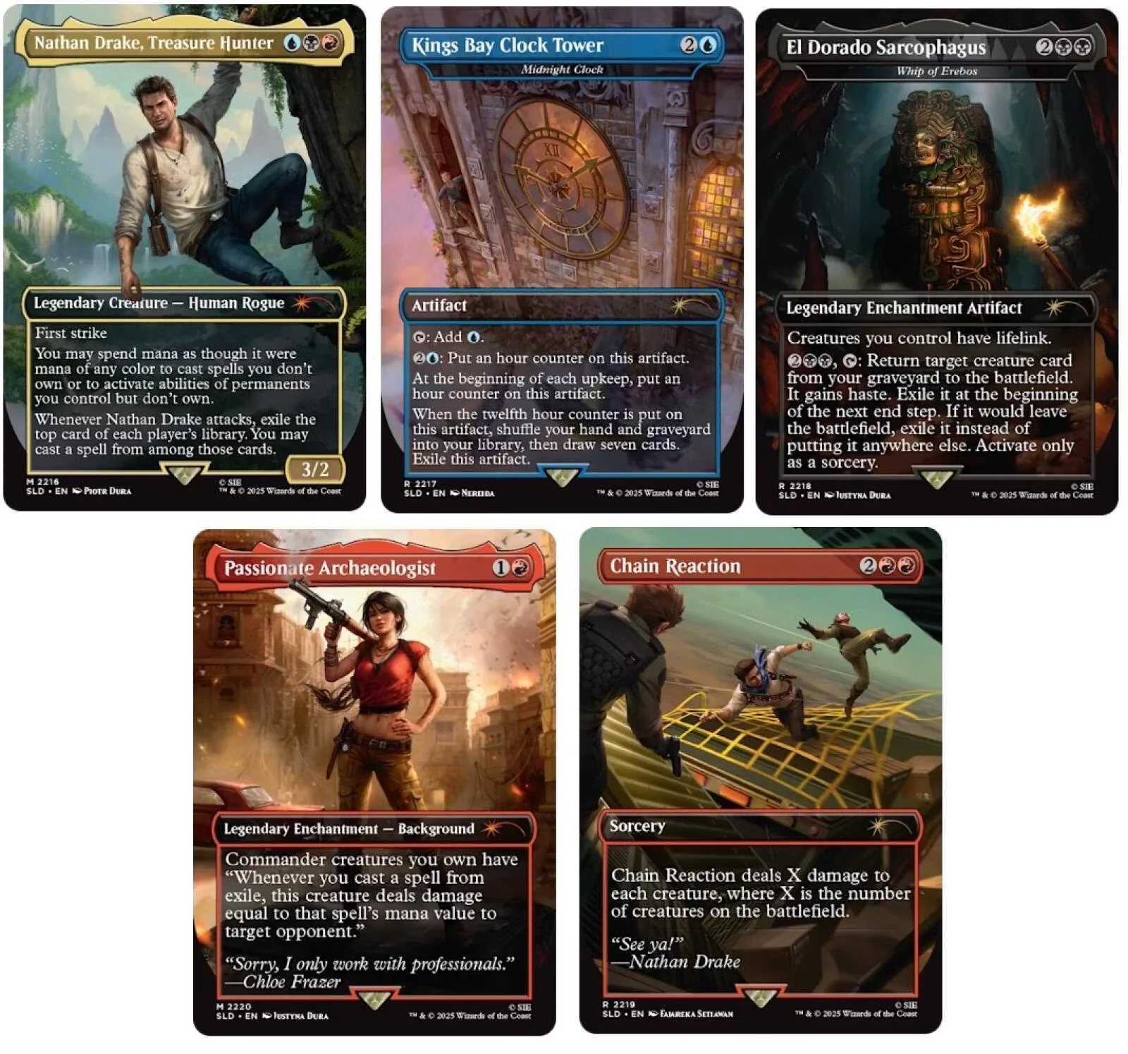 Magic the Gathering Secret Lair Playstation Uncharted (Non-Foil)