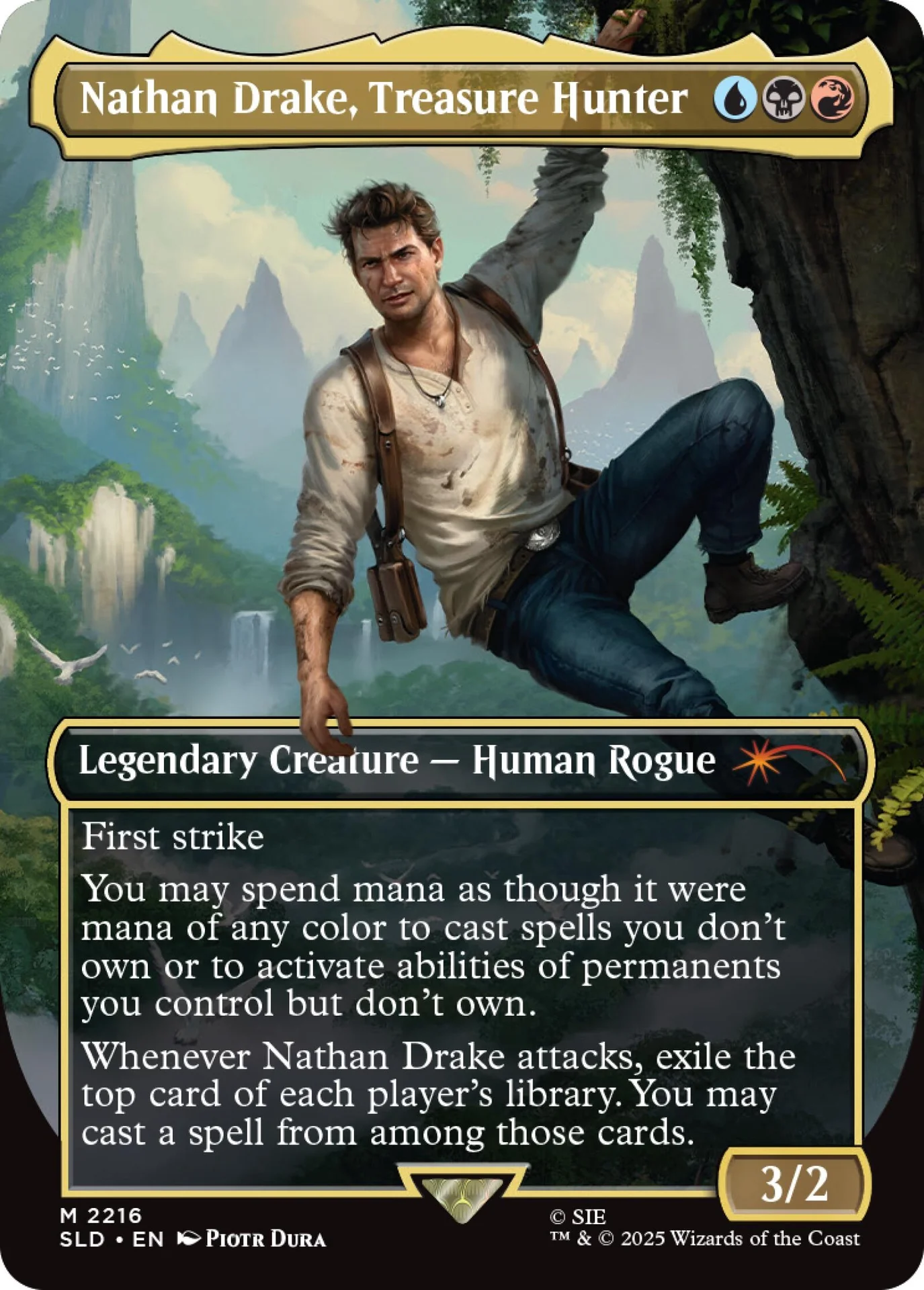 Magic the Gathering Secret Lair Playstation Uncharted (Non-Foil) - Image 2