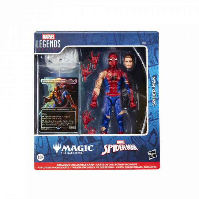 Marvel Legends Series x Magic: The Gathering Battle-Damaged Spider-Man