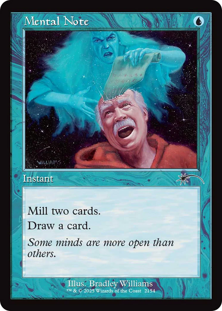 Mental Note (Retro Frame) [Secret Lair Drop Series]