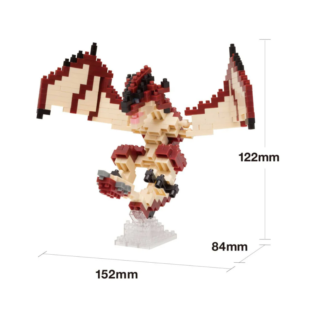 NanoBlock (NBM-007R)- Monster hunter collection - Rathalos - Image 6