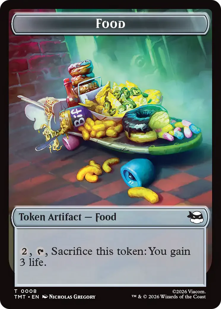 Ninja Turtle Spirit // Food Double-Sided Token [Teenage Mutant Ninja Turtles Tokens] - Image 2