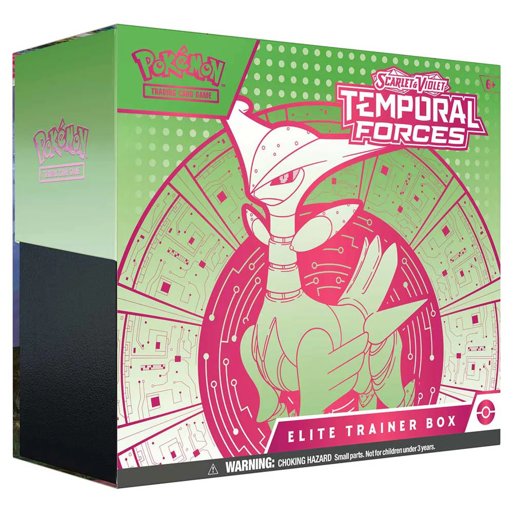POKÉMON TCG Scarlet & Violet 5 Temporal Forces Elite Trainer Box - Raging Bolt