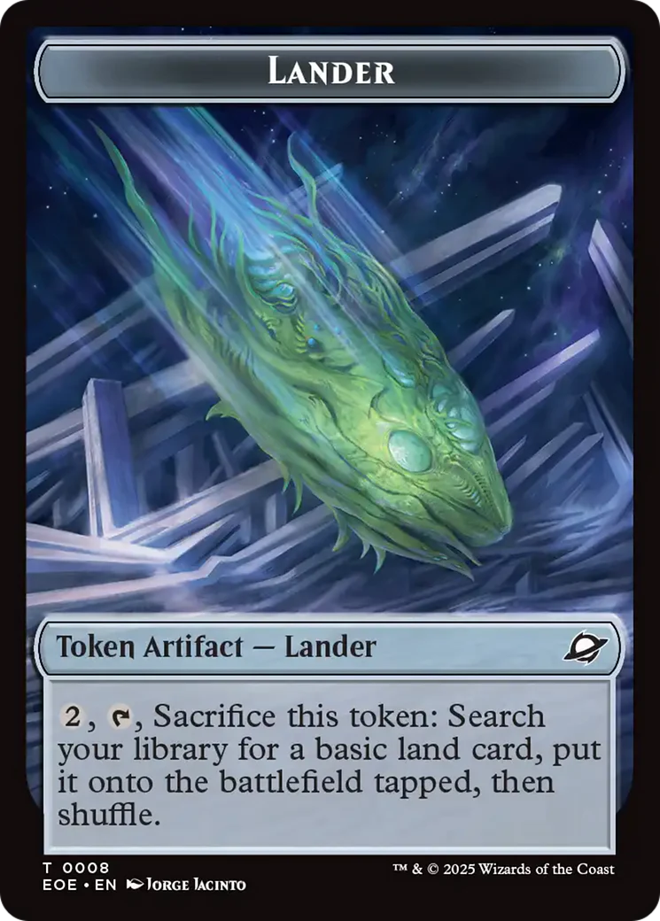 Robot // Lander (0008) Double-Sided Token [Edge of Eternities Tokens] - Image 2