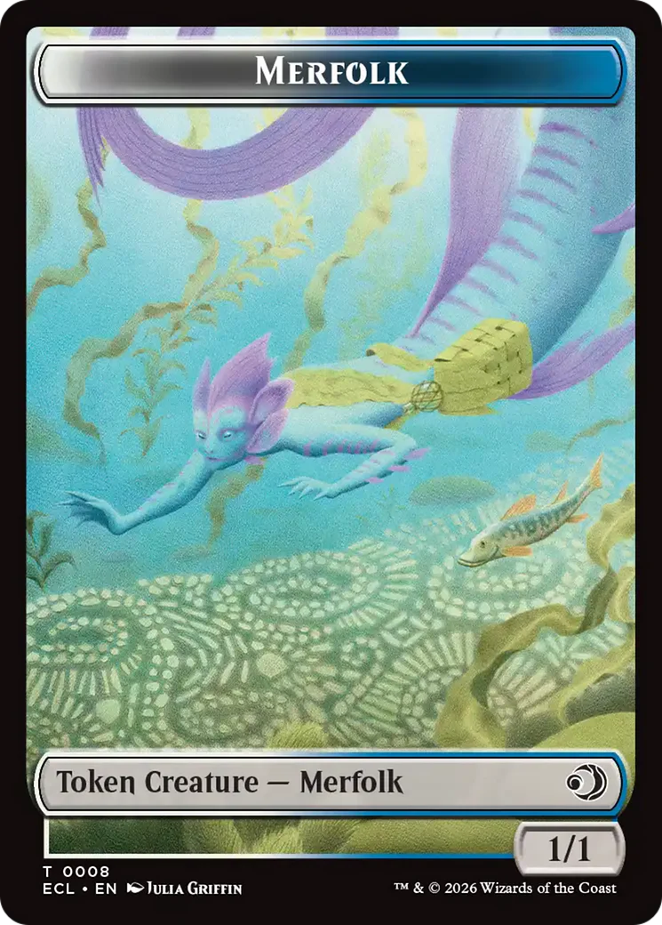 Shapeshifter // Merfolk Double-Sided Token [Lorwyn Eclipsed Tokens] - Image 2