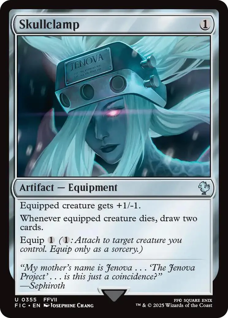 Skullclamp (Surge Foil) [FINAL FANTASY Commander]