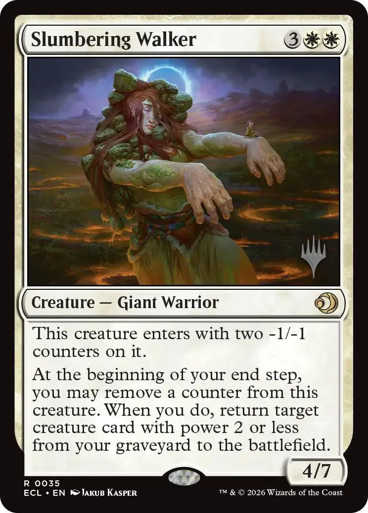 Slumbering Walker [Lorwyn Eclipsed Promos]
