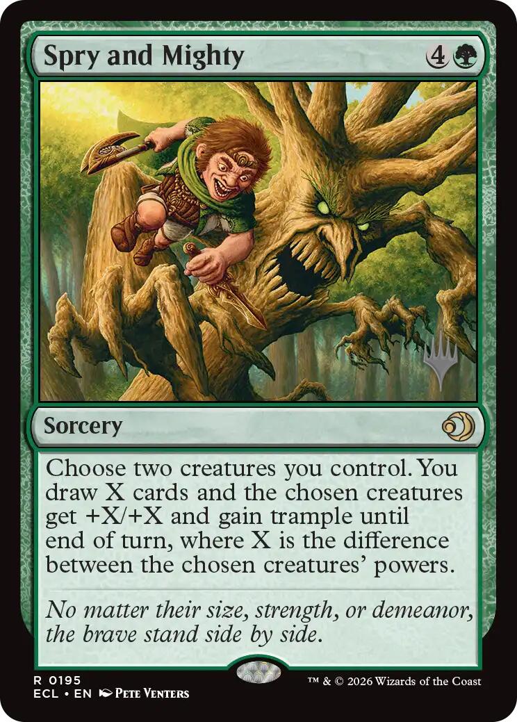 Spry and Mighty [Lorwyn Eclipsed Promos]