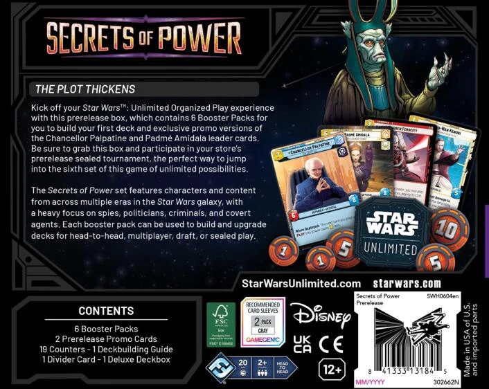 Star Wars Unlimited - Secrets of Power Prerelease Box - Image 2