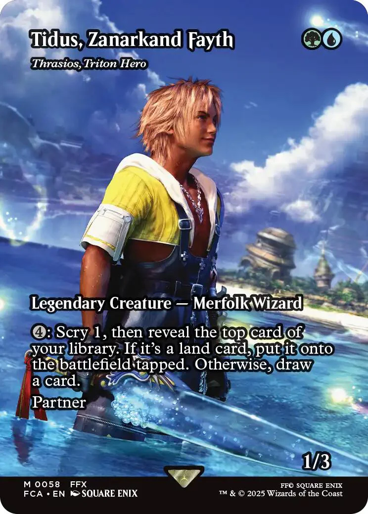 Tidus, Zanarkand Fayth - Thrasios, Triton Hero (Showcase) [FINAL FANTASY : Through the Ages]