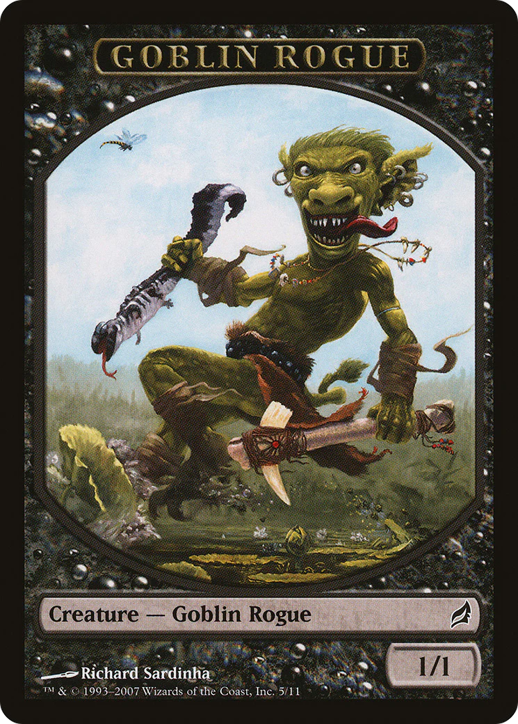 Treefolk // Goblin Double-Sided Token [Lorwyn Eclipsed Tokens] - Image 2