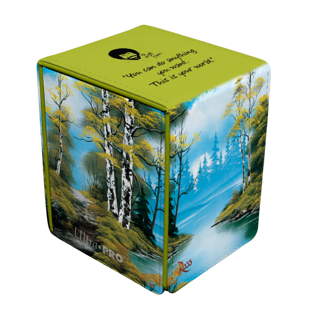 ULTRA PRO Bob Ross: Lakeside Path Alcove Flip Deck Box