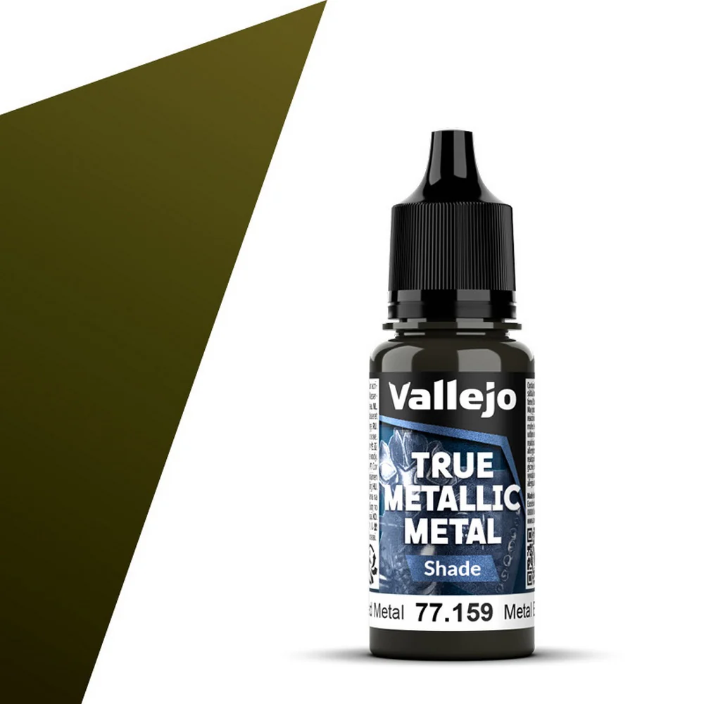 Vallejo - True Metallic Metal - Aged Metal 18ml (Shade) - Image 2