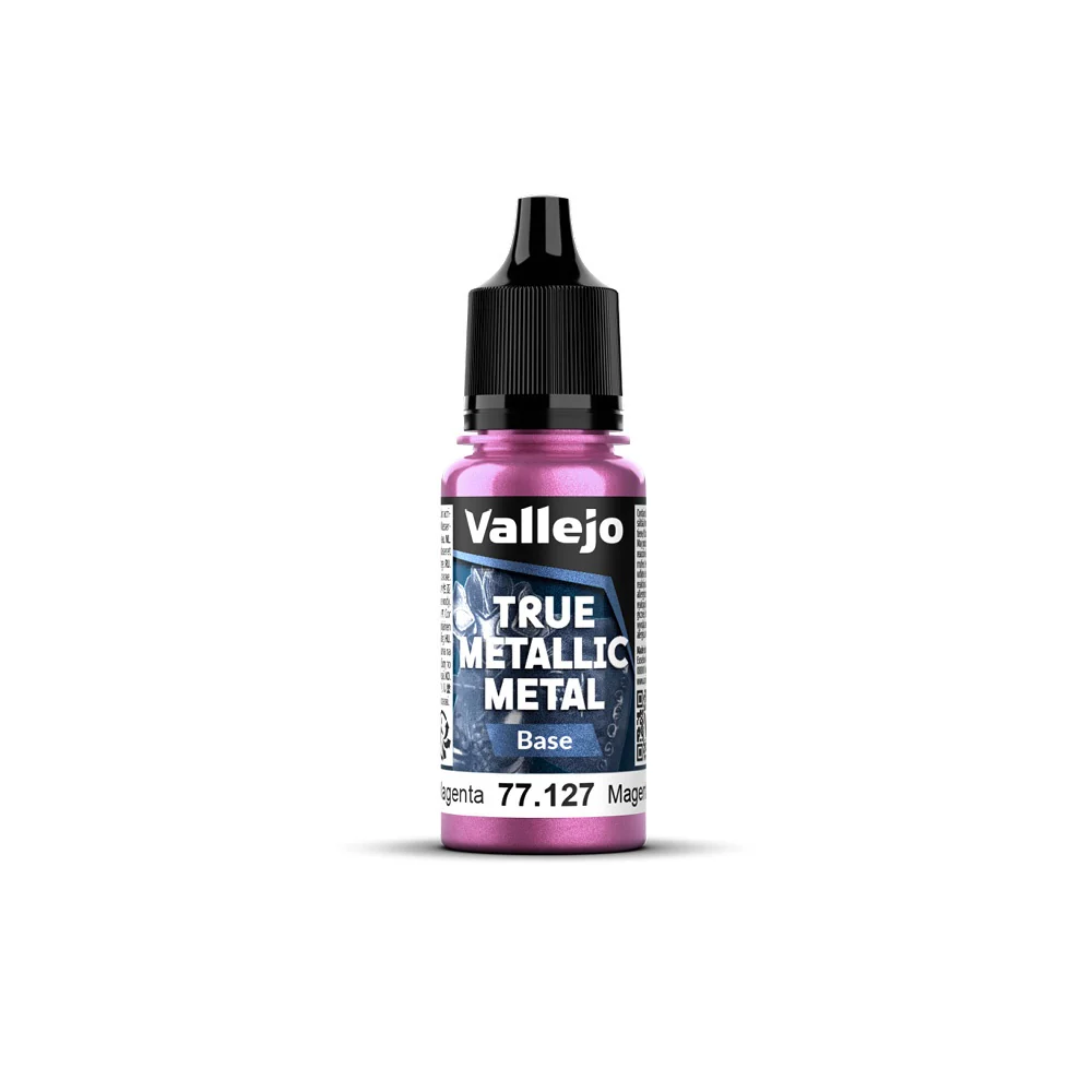 Vallejo - True Metallic Metal - Crimson Magenta 18ml (Base)