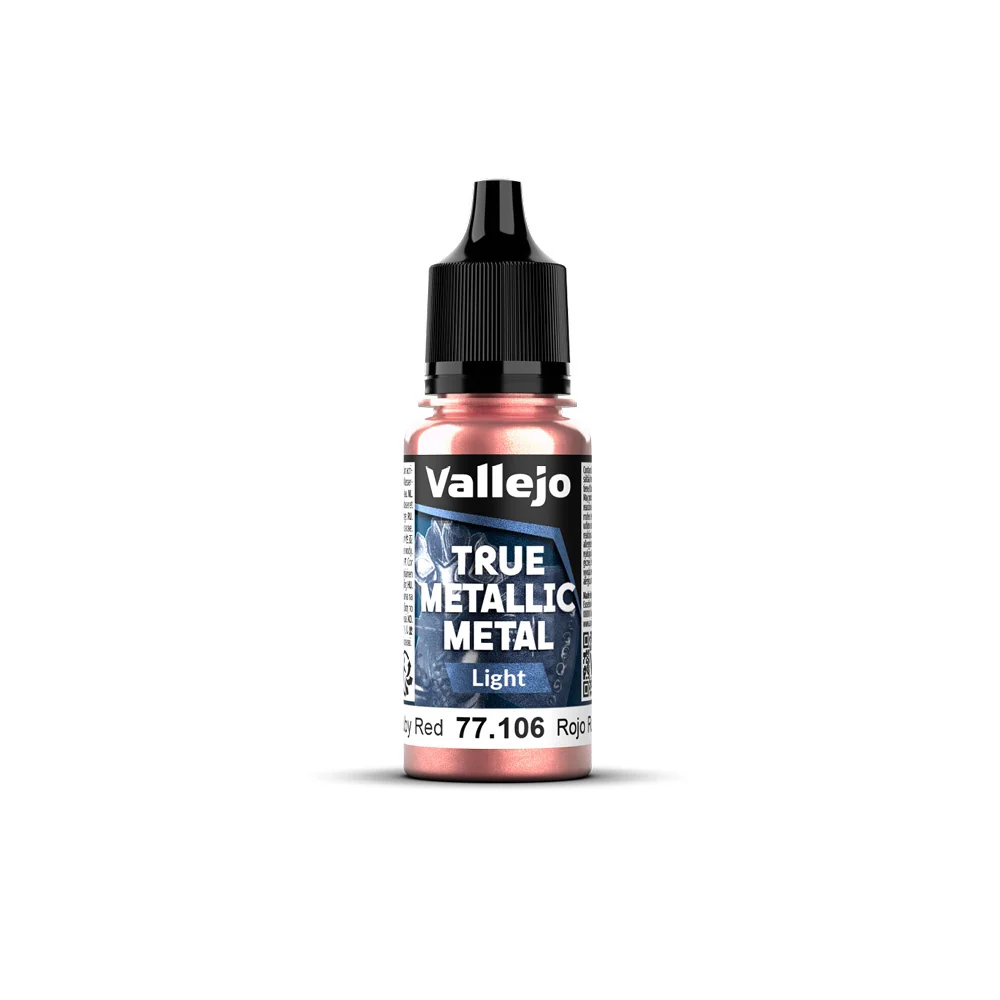 Vallejo - True Metallic Metal - Ruby Red 18ml (Light) - Image 2