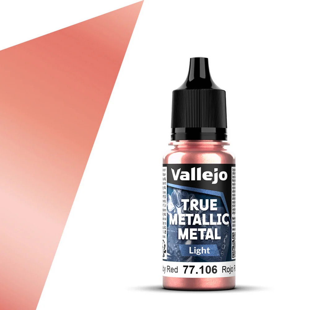 Vallejo - True Metallic Metal - Ruby Red 18ml (Light) - Image 3