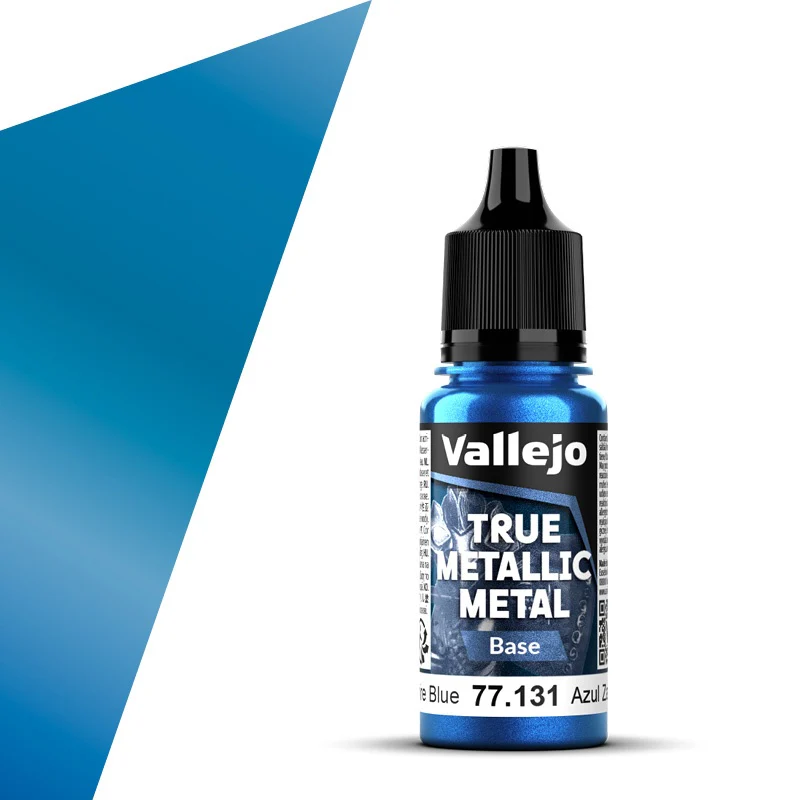 Vallejo - True Metallic Metal - Sapphire Blue 18ml - Image 2