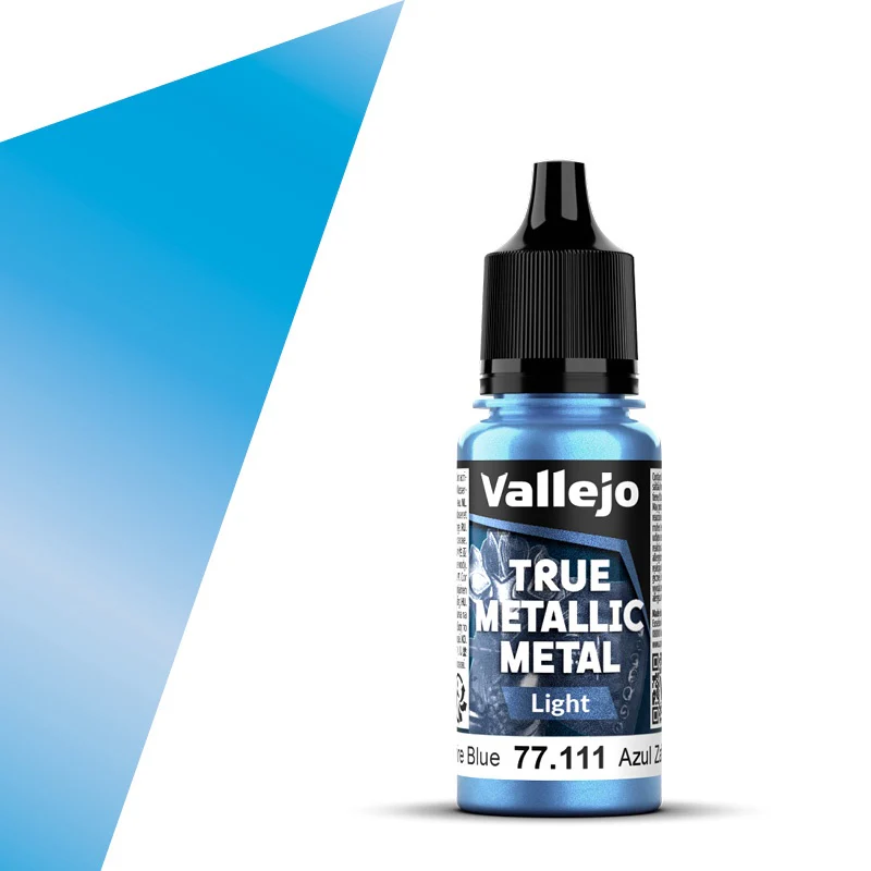 Vallejo - True Metallic Metal - Sapphire Blue 18ml (Light) - Image 2