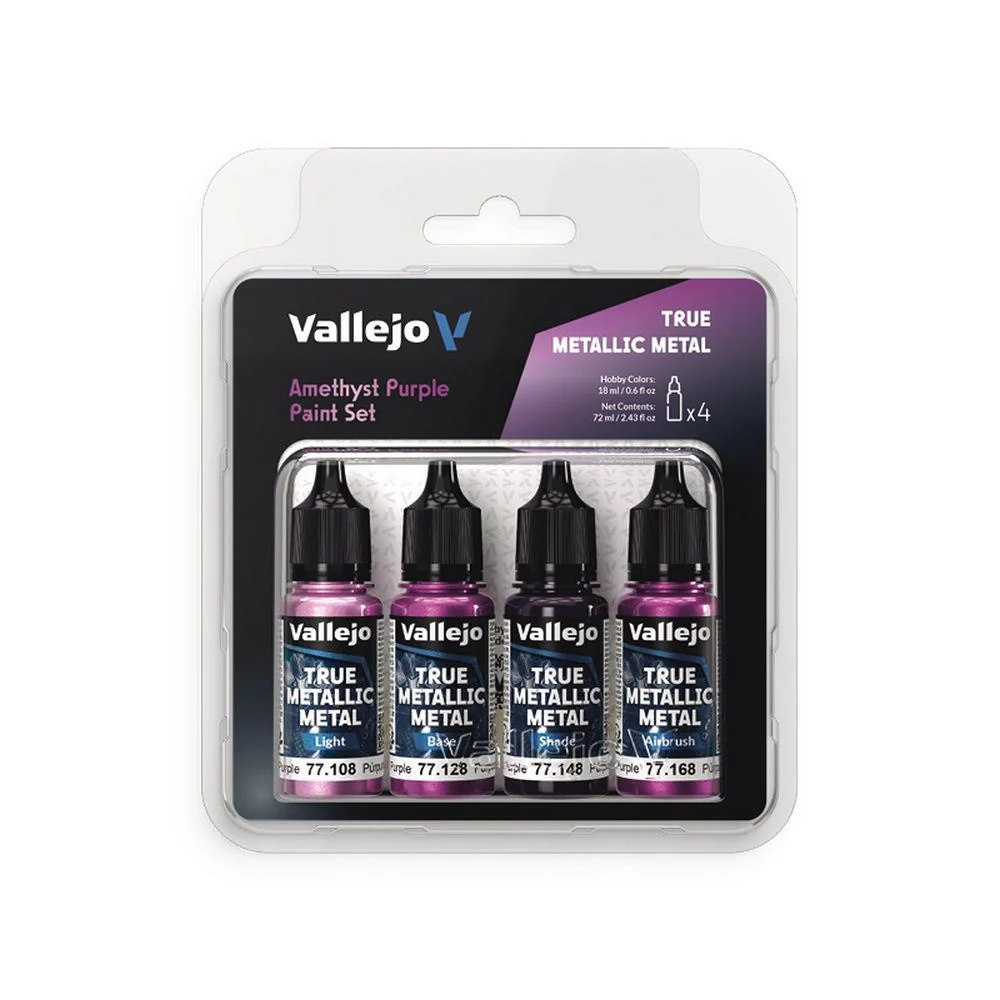 Vallejo - True Metallic Metal - Set - Amethyst Purple