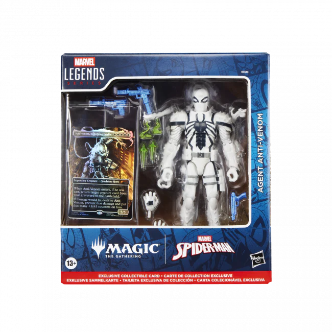 Zoom   Collectibles G0640 Marvel Legends Series x Magic: The Gathering Agent Anti-Venom